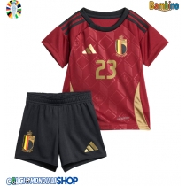 Maglie da calcio Belgio Arthur Vermeeren #23 Prima Maglia Bambino Europei 2024 Manica Corta (+ Pantaloni corti)